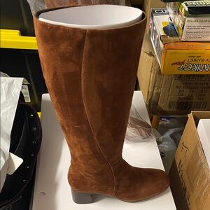 Luxury Comfort Suede Knee-High Boots